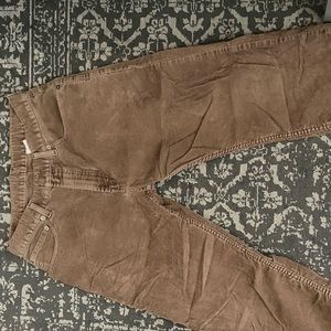 Levi’s brown corduroy pants.